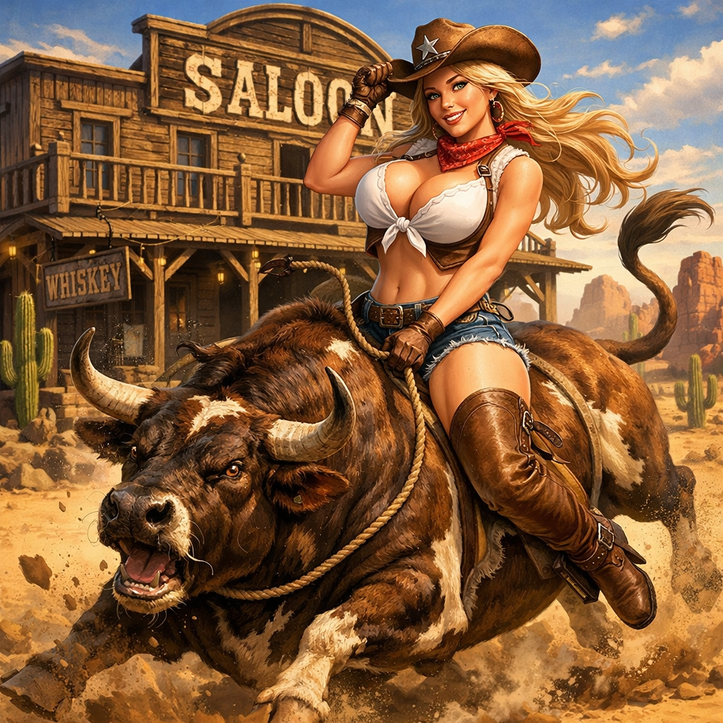 s-120 Wild & Easy Cowgirl