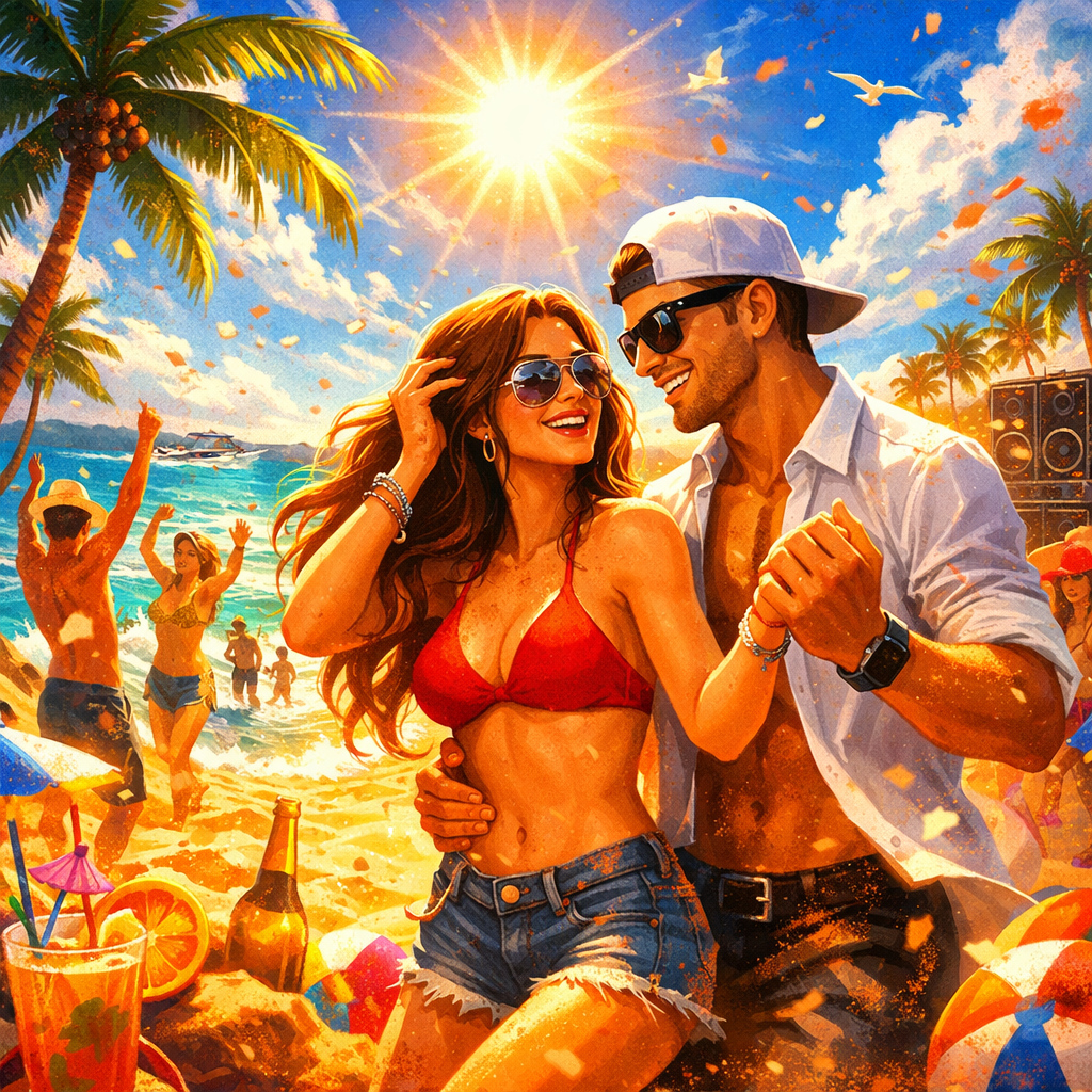 s-138 Blazing Beach Day